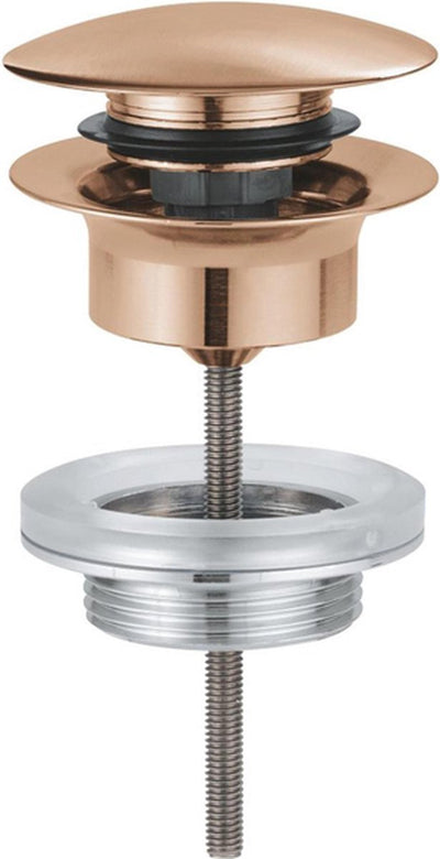 Grohe waste fitting - push-open - brushed warm sunset (matt bronze)