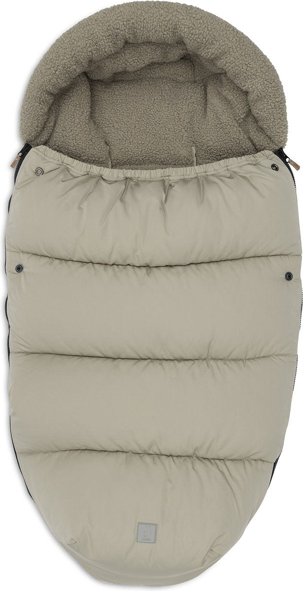 Jollein footmuff buggy pram puffed olive green