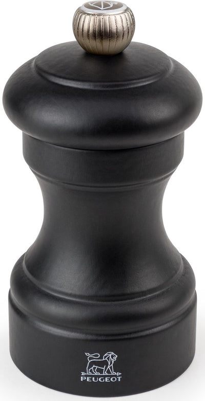 Molinillo de sal Peugeot bistro 10 cm - negro mate - madera de haya