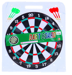 Dartboard dos -lados con 6 flechas 37 cm