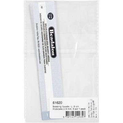 Ago per perline Creativ company, l: 6 cm, spess. 0,3 mm, 5 pezzi 1 scatola