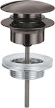 Grohe afvoergarnituur push open hard graphite