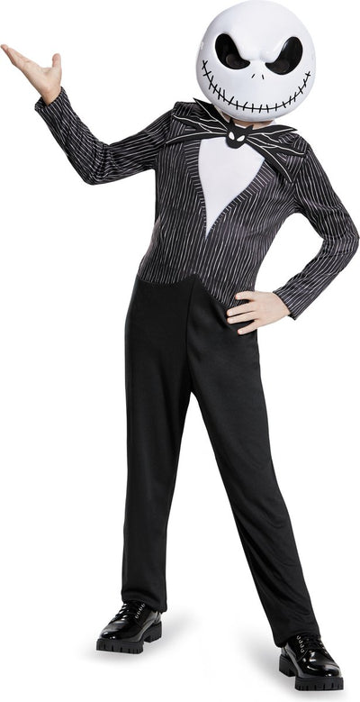Travestimento Disney - Nightmare Before Christmas, Jack Skellington Classic Adulti, Taglia L XL (42-46), Adulti