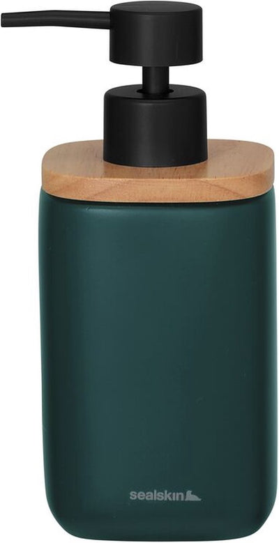 Sealskin mind - soap dispenser 200 ml freestanding - dark green