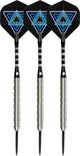 Set freccette Faver 85% tungsteno - set completo - nero - 22 grammi - 6 alette