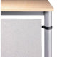 Bach martello da parete posteriore vhr16 s alluminio 155x35cm argento