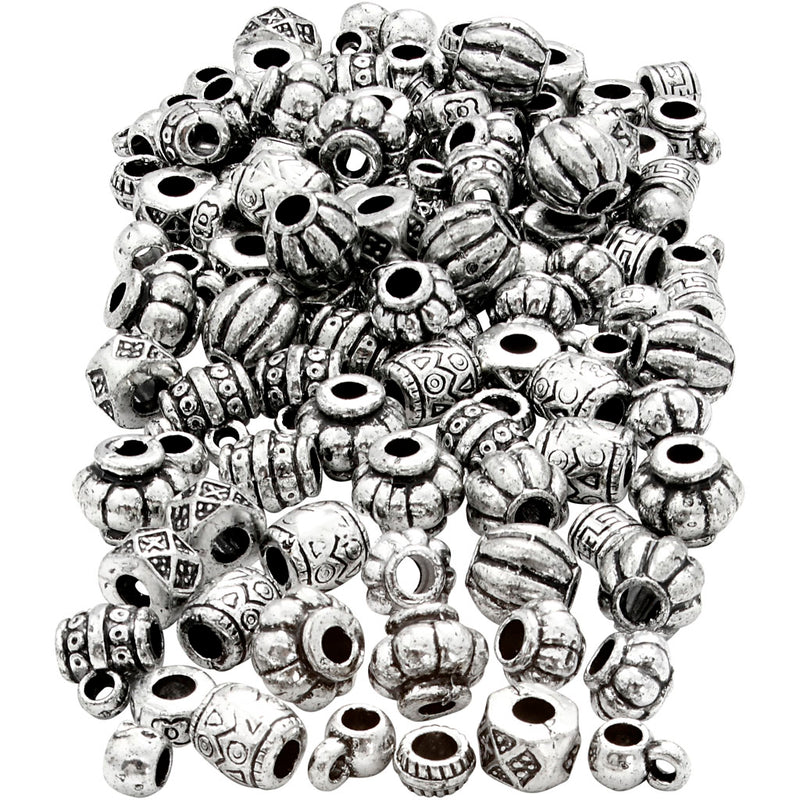 Mix di perline Creative Company, misura 7-11 mm, dimensione del buco 3 mm, ca. 400 pezzi, 200 g 1 scatola