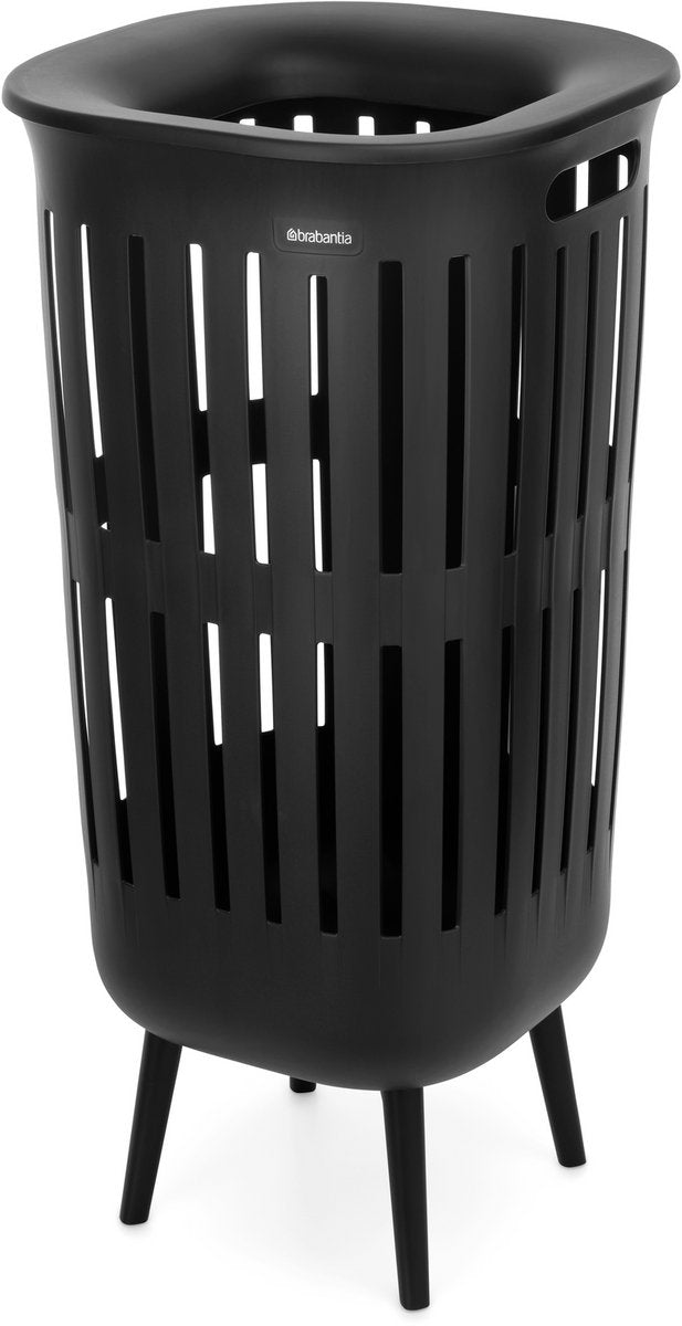 Brabantia collect-it hi wasmand - met deksel - 55 l - black