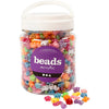 Creativ company https: www.cchobby.nl figuur-kralen-d-10-mm-gatgrootte-3-mm-ca-1100-stuk-diverse-kleuren-380-gr-700-ml-1-doosje