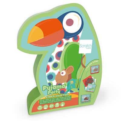 Scratch pyjama party spel solo visueelspel
