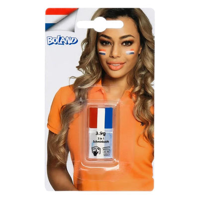 Stick per il trucco Boland Paesi Bassi rosso-bianco-blu