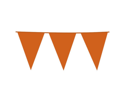 Globos giant flag line orange 10m plastic