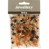 Creative Company Facet Beads Mix Gold, 50 grammi