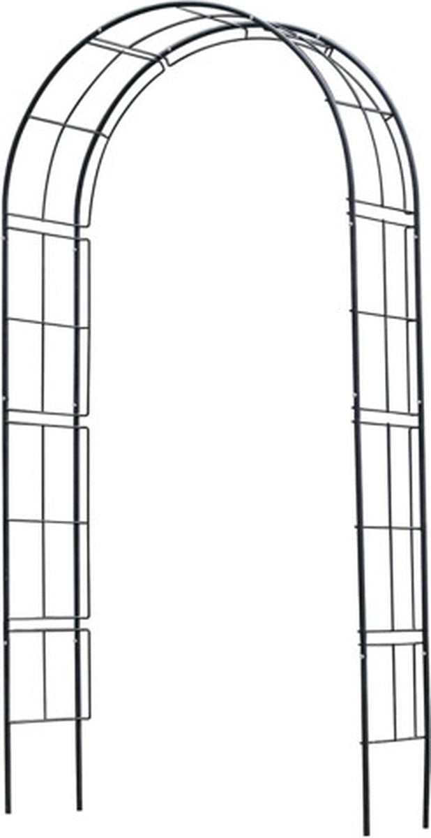 Nature Nature Garden Arch 229x38x113 CM Metal Black