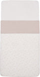 Jollein baby bed sheet - 120x150cm slub - nougat