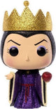 Funko blancanieves - disney pop! Figura coleccionable de la reina malvada (brillo de diamantes) de 9 cm - multicolores