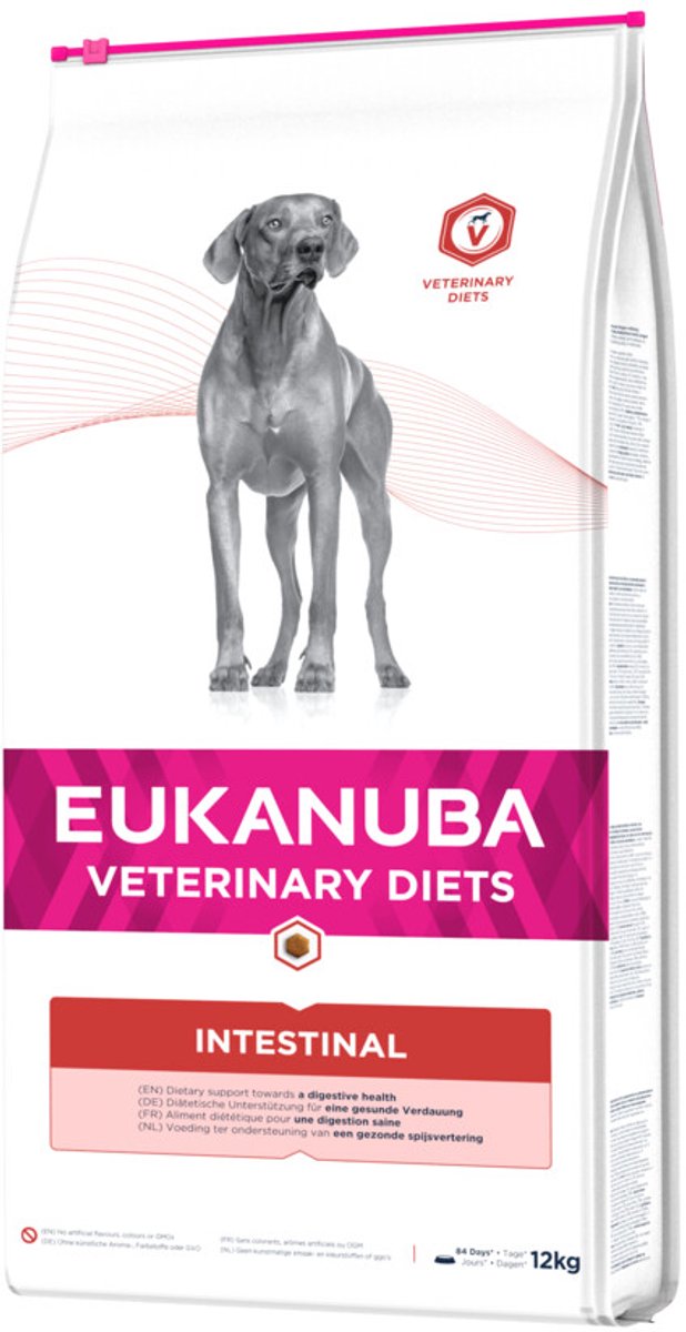 Dietas veterinarias Eukanuba - comida seca para perros - intestinal - comida dietética - 12kg