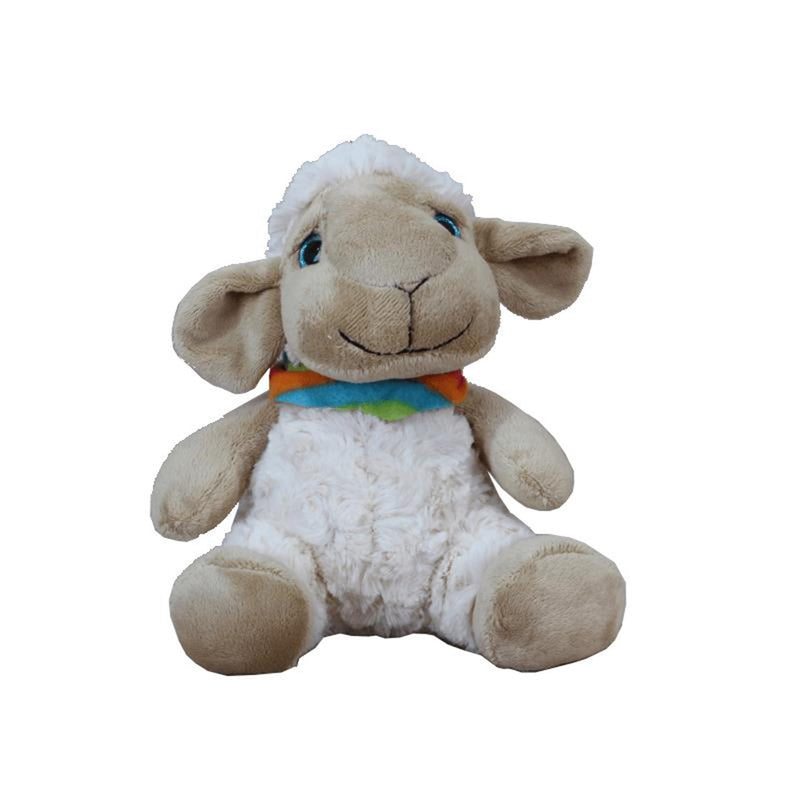 Gerkimex peluche oveja sentada con pañuelo 20cm