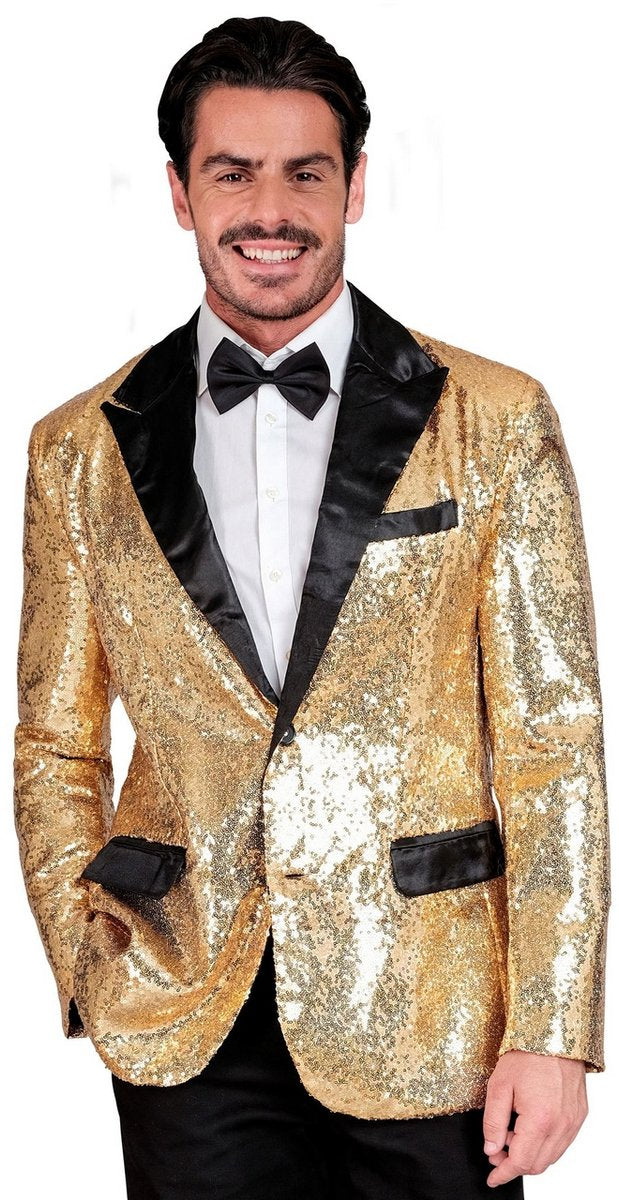 Widmann showmaster giacca paillettes glam oro uomo