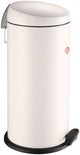 Wesco capboy maxi prullenbak | pedaalemmer | 22 liter | metaal - mat zand | afvalemmer - made in germany