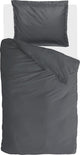 Copripiumino Walra satin vintage - 140x220 - 100% cotone - antracite