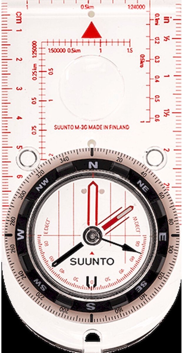 Suunto m-3 placa brújula global - transparente