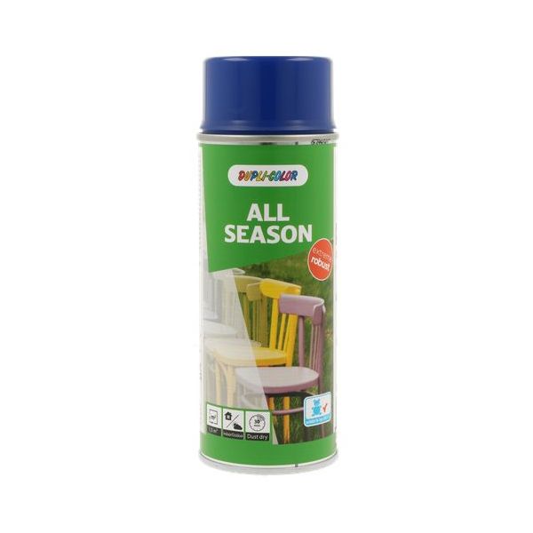 Pintura en aerosol bicolor RAL-5002 - 400 ml para todas las estaciones azul ultramar, brillo