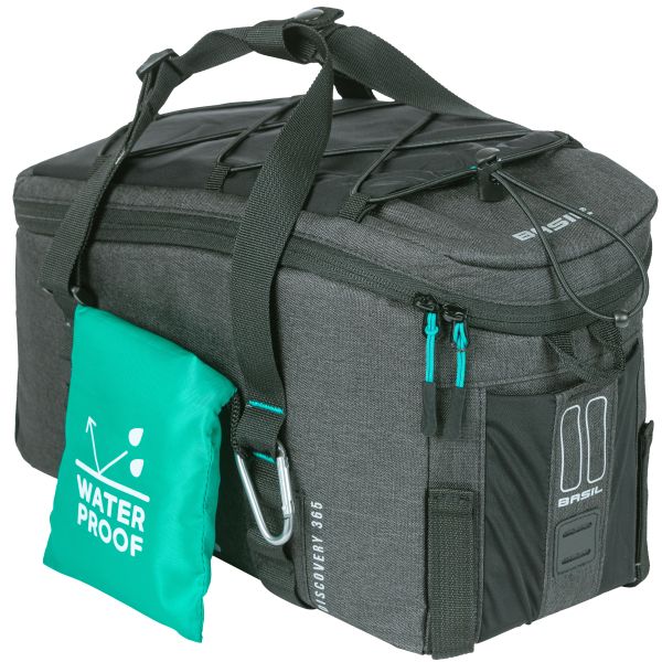 Basil Discovery 365D Bagug Behaviour Bag m - Nero, acqua -rempante, 9L, unisex, sportivo