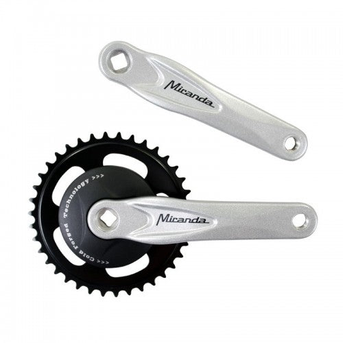 Miranda Beta 1 Cigüeñal con disco de 95 mm 33 Tands Crank pulido Negro