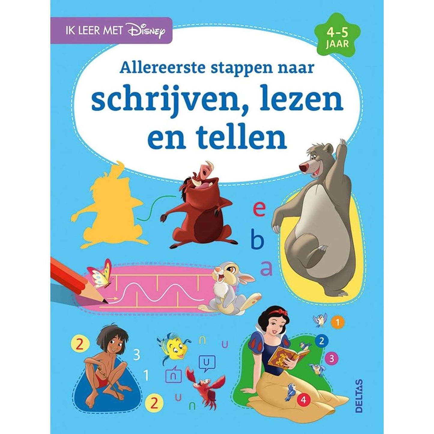 Delta Imparo a scrivere, leggere e contare (4-5 anni.)
