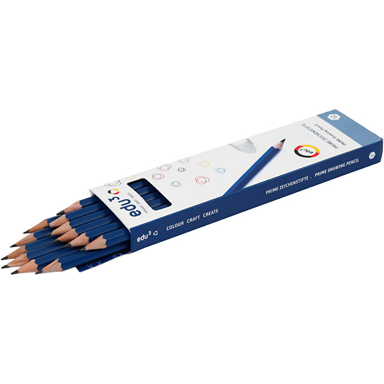 Edu3 edu lápiz de dibujo, h, 12 piezas, 1 caja