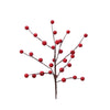 Decoris ramo artificiale con bacche rosse 3x15x26cm