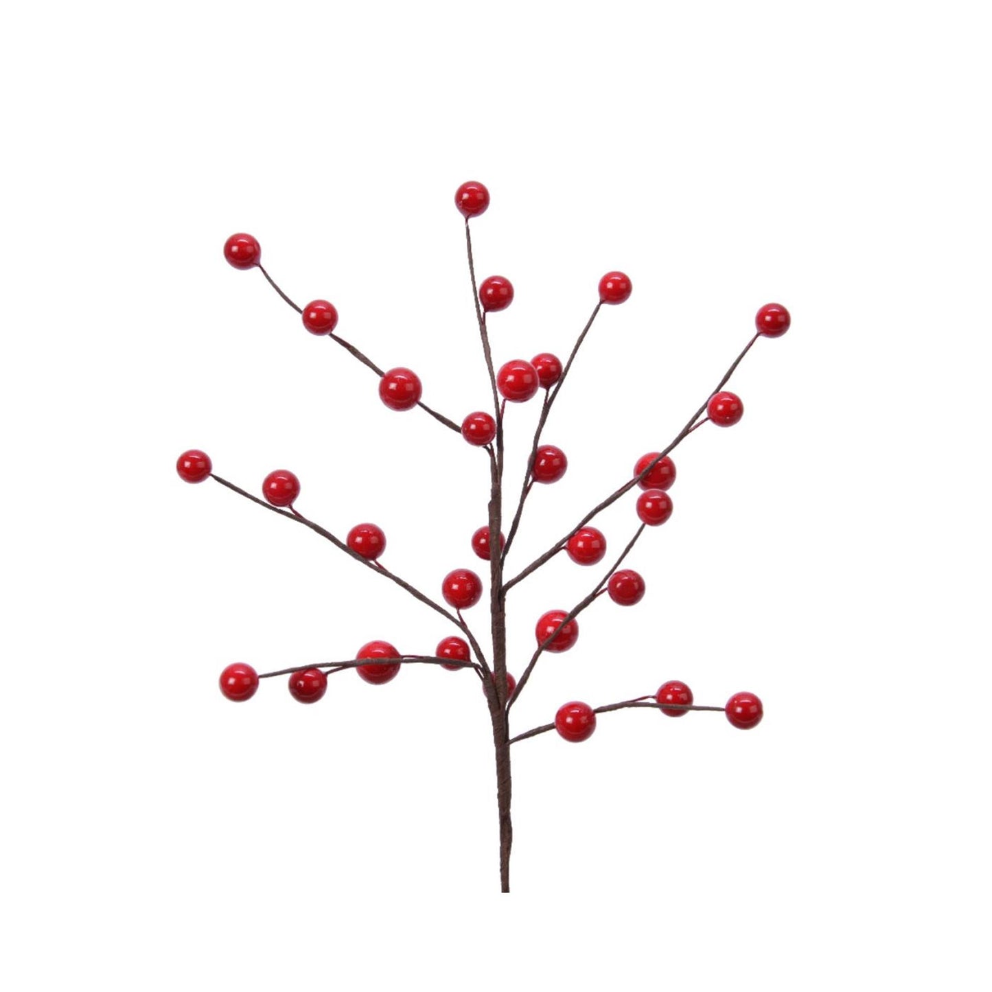 Decoris ramo artificiale con bacche rosse 3x15x26cm