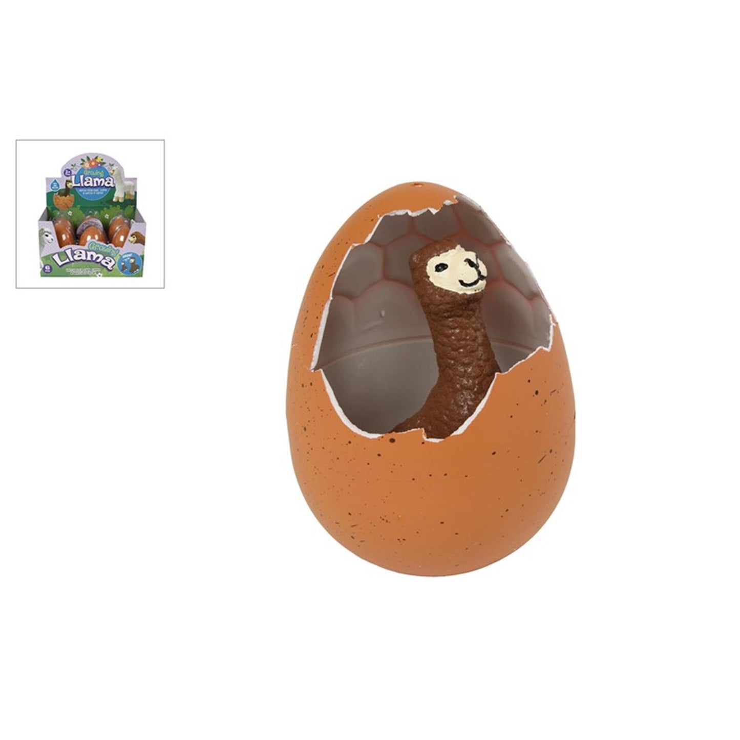 Huevo jumbo con alpaca en crecimiento 11cm