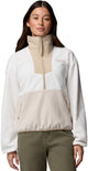 Columbia sequoia grove™ 1 2 zip fleece dames outdoortrui - sea salt, dark stone, ancient fossil