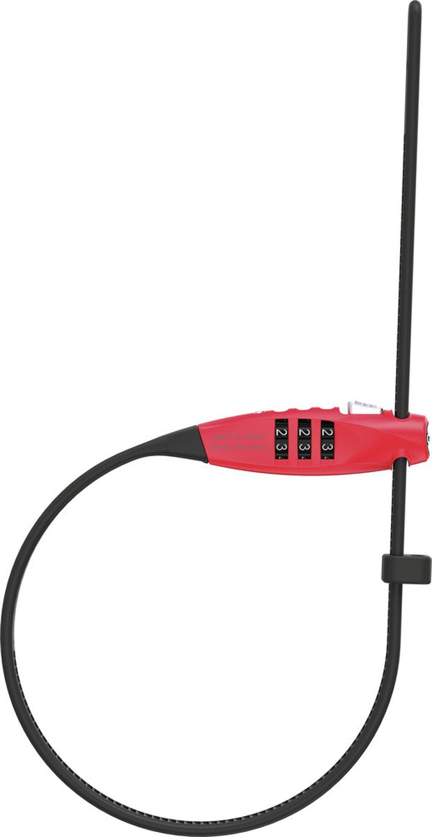 Abus Combiflex Travelguard rojo