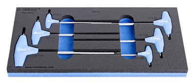 Unior inlay t-greep inbussleutelset 964 14sos