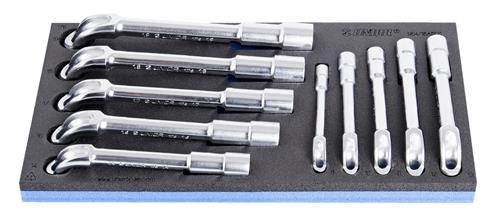 Set di chiavi a bussola doppie con inserto Unior 964 18asos