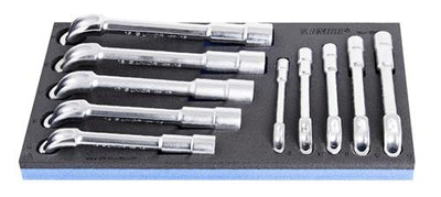 Set di chiavi a bussola doppie con inserto Unior 964 18bsos