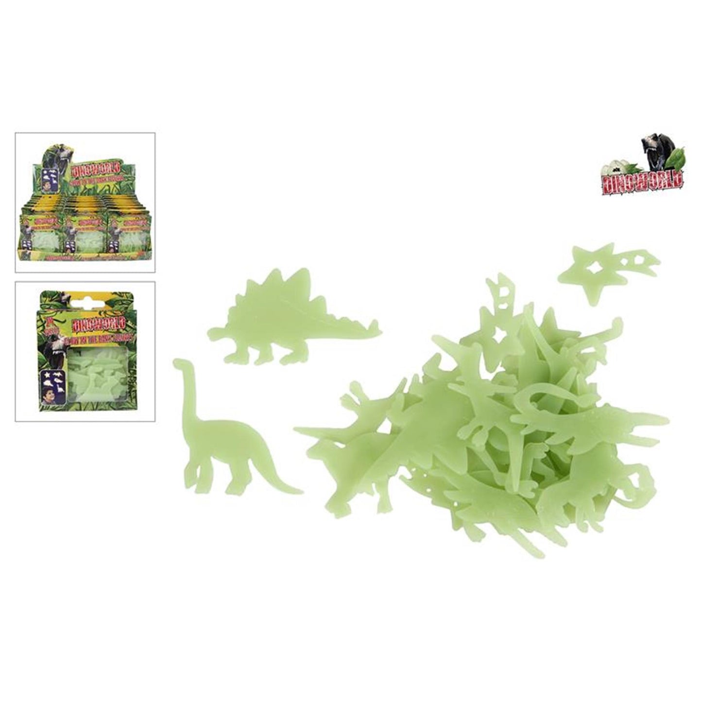 Depsche Dino World Dinoworld Glow in the Dark Dino's