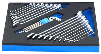 Juego de llaves combinadas y hexagonales embutidas Unior 964 2dsos