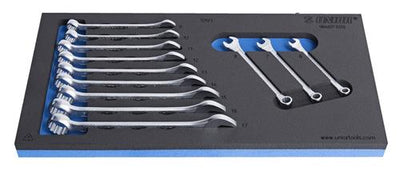 Juego de llaves combinadas incrustadas Unior 964 2fsos