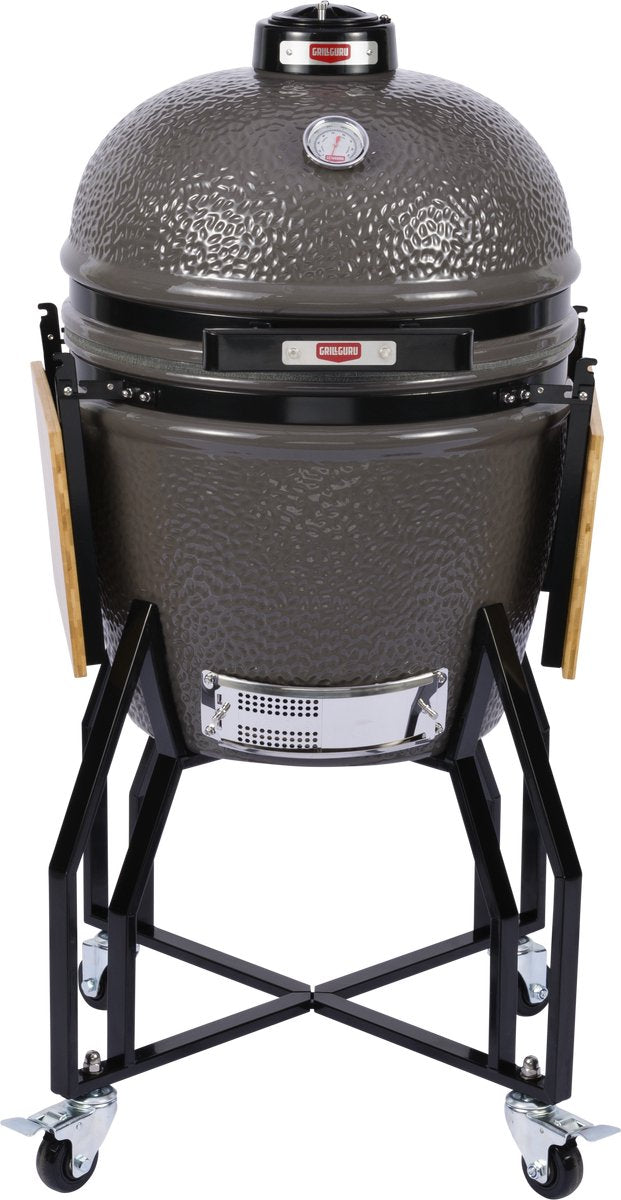 Grill guru kamado barbacoa original grande ø47cm ø18.5inch - completa - gris