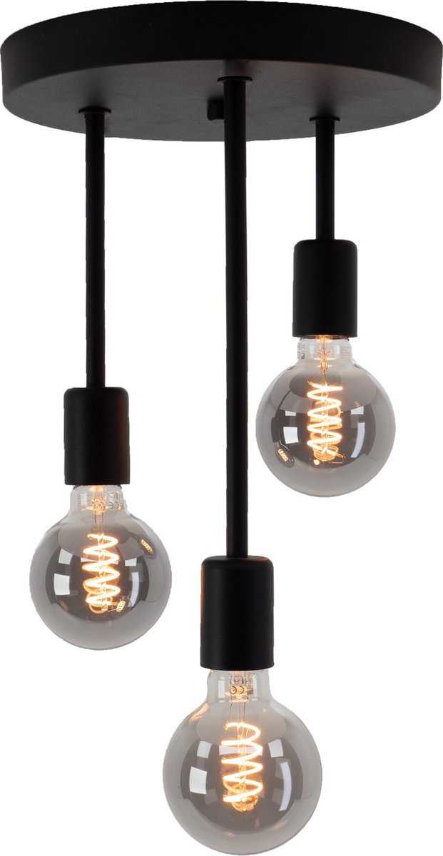 Lampada da soffitto Eglo Wilmcote - e27 - ø 28 cm - nera