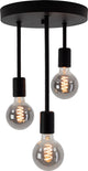 Lampada da soffitto Eglo Wilmcote - e27 - ø 28 cm - nera