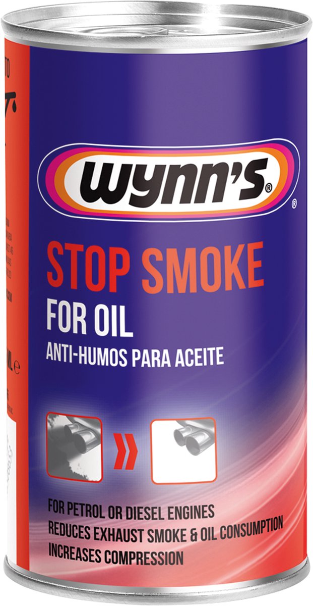 Wynn's Wynns stop smoke - riduce il fumo di scarico - compatibile con tutti gli oli e tipi di motore - migliora le prestazioni del motore - 325 ml