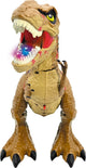 Lexibook RC Tirex Dinosauro telecomando LED che sputa fumo con suoni, effetti luminosi e controllo gestuale.