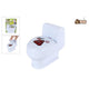 Toilette per cacca con getto d'acqua da 10 cm
