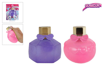 Glamor squeeze perfume bottle with charms