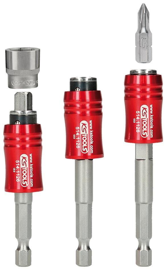 Ks tools bithouder 2in1 2in1 bit holder magnetic